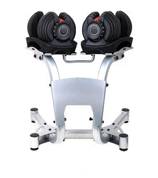 Dumbbell and Stand Dumbbell Set, Weight Adjustable, Solid Weightlifting, Commercial Gym, Household, Multiple Options, 40kg, 90lb