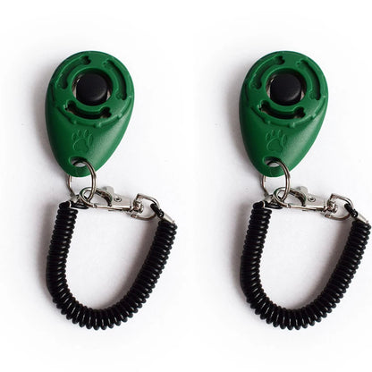 2pcs Dog Clicker Toys Pet Tranining Clickers Obedience Dog Cat Training Trainer