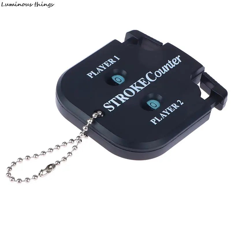 1pcs Mini Handy Golf Shot Count Stroke Putt Score Counter Two Digits Scoring Keeper With Key Chain Golf Training Aids for Golfer
