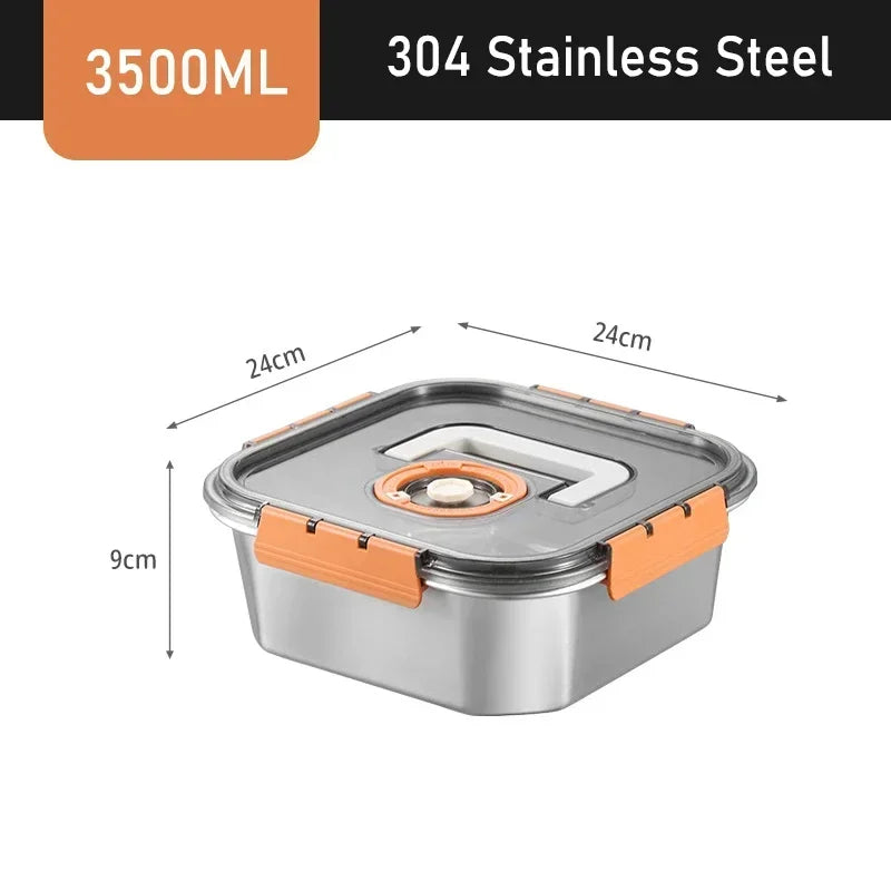 Vacuum Food Storage Box Fresh-Keeping Canister Sealed Storage Container Large Capacity Food Dispenser  Kitchen Storage Box