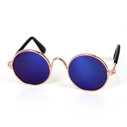 1PC Doll Accessories Round Eyeglasses Pink Glasses Sunglasses American Girl Toy Photo Props Pet Dog Cat Sunglasses