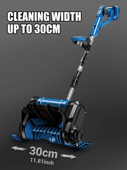 Brushless Electric Snowplow Snow Sweeper Battery Display Cordless Snow Shovel Clean Street Courtyard for Makita 21V (No Battery)