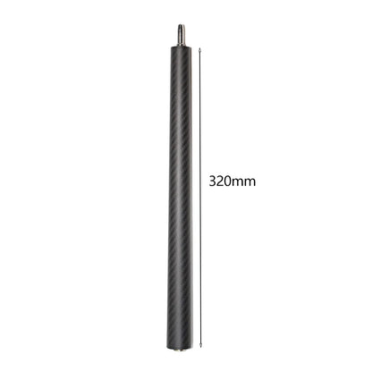 Factory Direct Customized 1pc Butt of Break-Jump Cue the First Part 3K Carbon Fiber Snooker 3/4 Split Cue Black Pool Cue Butt