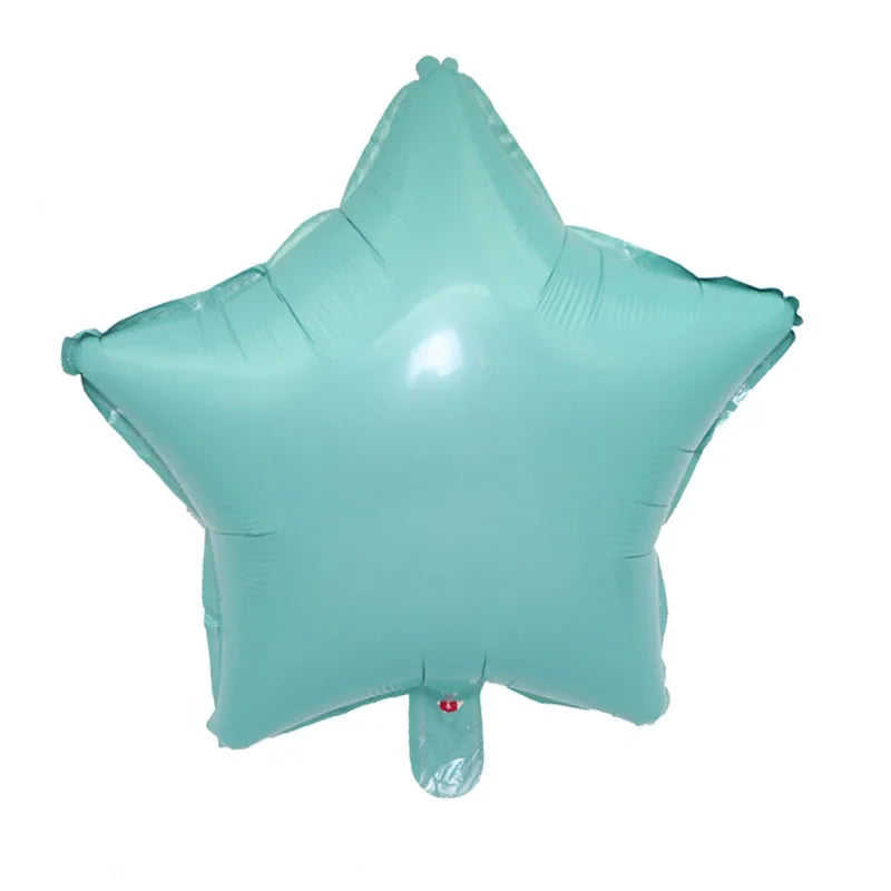 1pc 18inch Star Heart Inflatable Helium Balloon Birthday Party Decorations Kids Foil Balloons Wedding Christmas Supplies Gifts