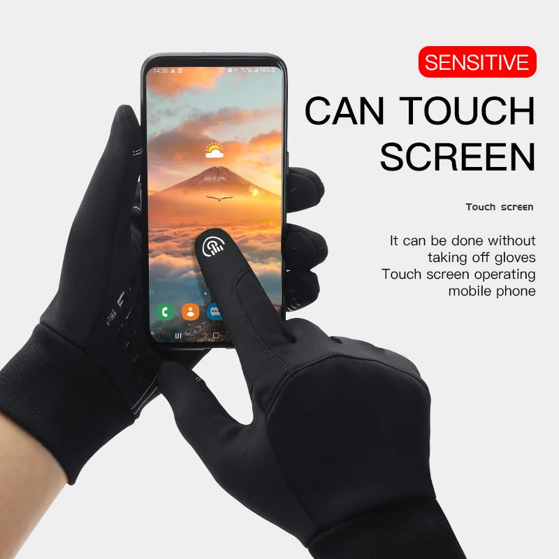 Hot Sale Winter Outdoor Sports Running Glove Warm Touch Screen Gym Fitness Full Finger Gloves for Men Women Knitted Magic Gloves