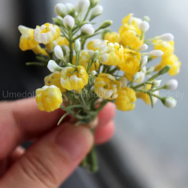 1/6 Scale Mini House Decoration Miniature Dollhouse Glass Flower Vase for Barbies Blyth Doll Accessories Toy