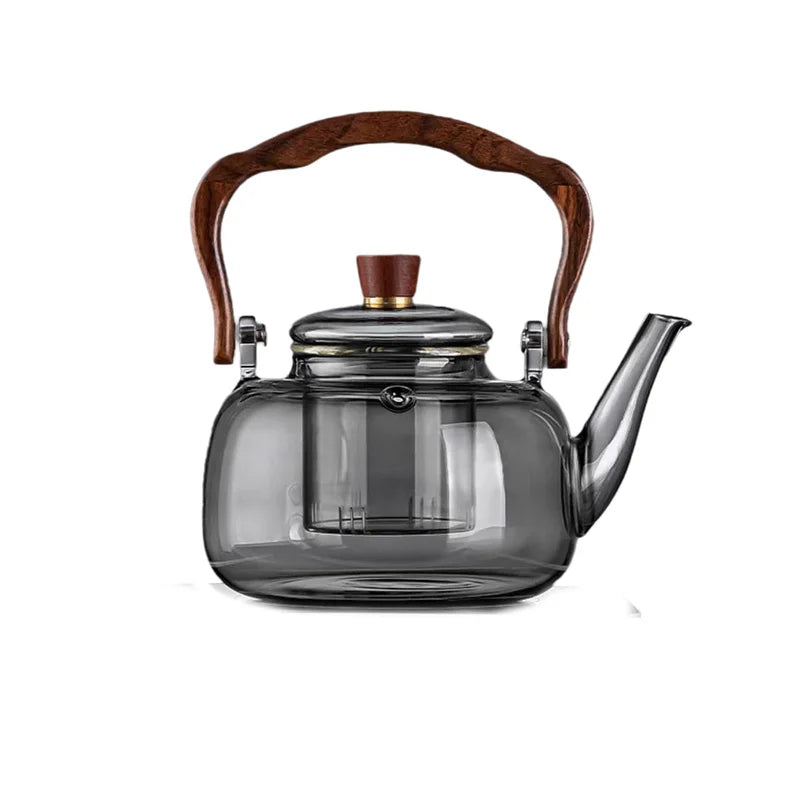 780ml Glass Teapot Beam Kettle Pottery Stove Tea Pot Cooking and Steaming Dual Purpose Tea Kettle Kungfu Tea Set Teaware