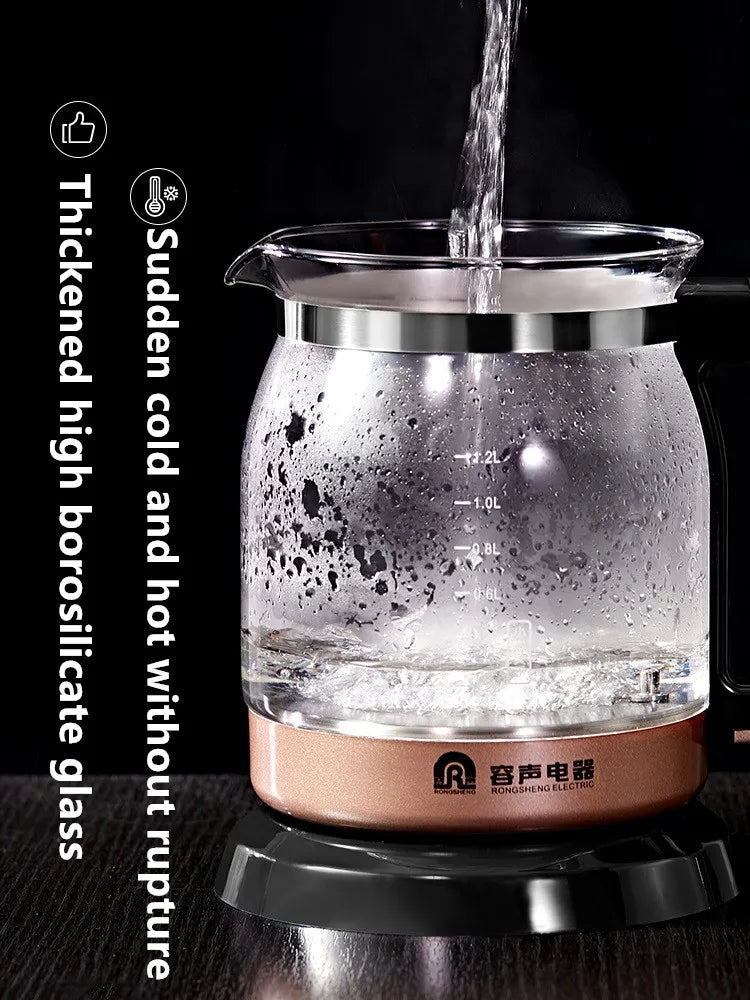Home Appliance Automatic Kettle Health Care Thick Glass Teapot Electric Teapot Insulation Tea Maker Water Boiling Cooker