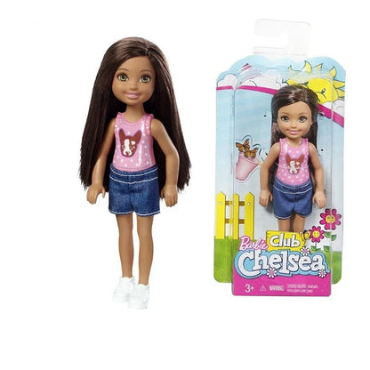 Original Barbie Mini Chelsea 10cm Dolls for Girls Genuine Top Brand Mattel Toys for Kids Children Baby Christmas Birthday Gifts