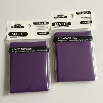 100PCS Matte TCG Card Sleeve  Mtg Yugioh Deck Protector Photocard Case Tarot : 66x91mm