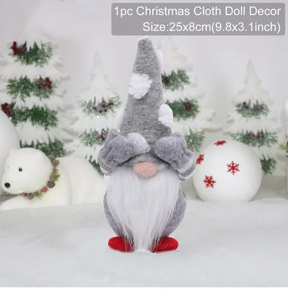 Christmas Faceless Gnome Christmas Ornaments Merry Christmas Decoration for Home Navidad Pendants Cristmas Gifts New Year 2023