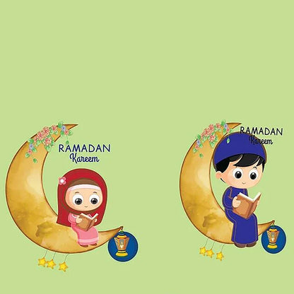 5pcs Eid Mubarak Candy Sack Muslim Islamic Ramadan Kareem Iftar Party Happy Al-Adha Kid Boy Girl Friend Family Present Gift Bags
