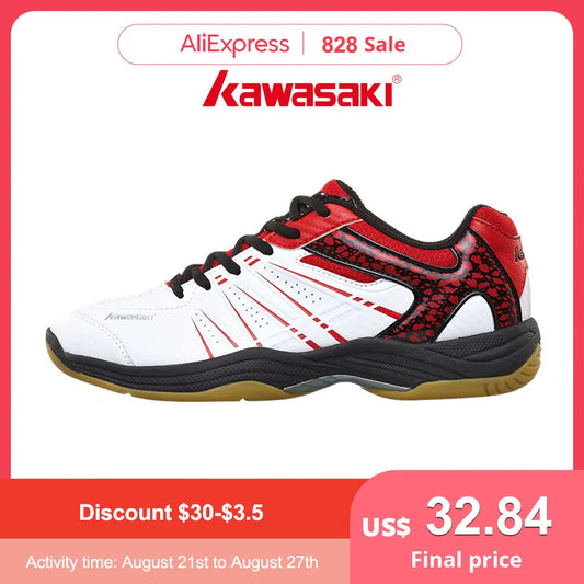 Kawasaki Professional Badminton Shoes  Breathable Anti-Slippery Sport Shoes for Men Women Sneakers K-063