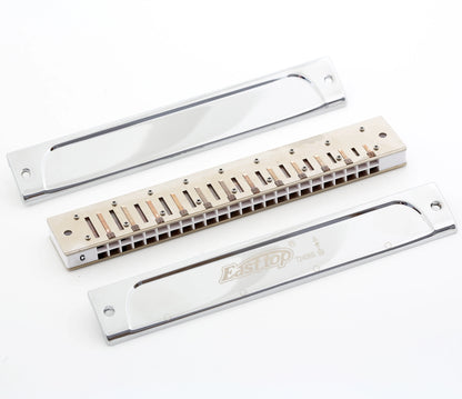 EASTTOP 24holes Tremolo Harmonica,professional Harmonica for Player,beginner,gift