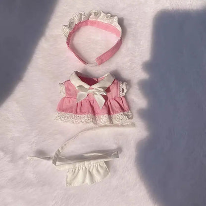 Spot Handmade 17 Cm Cute Mini Doll Clothing Accessories Doll Cotton Doll Suitable for Dolls Not Included