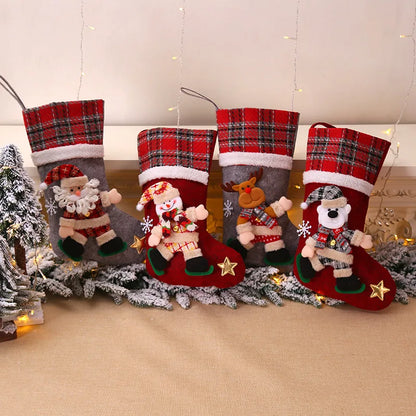 Personalized Christmas Stockings Custom Name Stocking Family Stockings Christmas Gift Christmas Red Stocking Christmas Ornament