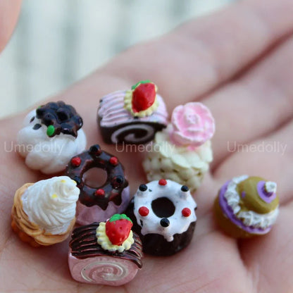 1:6 Scale Miniature Dollhouse Food Supermarket Mini Snack Simulation Cake Wine Drink for Blyth Barbies Doll Accessories Toy