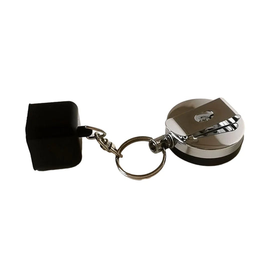 Billiard Telescoping Chalk Holder Snooker Pool Cue Chalk Holder Keychain Retractable Rope Chalks Holder With Mounting Clip