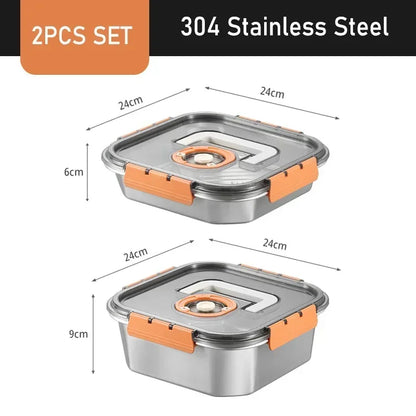 Vacuum Food Storage Box Fresh-Keeping Canister Sealed Storage Container Large Capacity Food Dispenser  Kitchen Storage Box