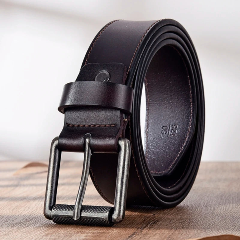 [DWTS]belt Male Leather Belt Men Male Genuine Leather Strap Luxury Pin Buckle Belts for Men Belt Cummerbunds Ceinture Homme