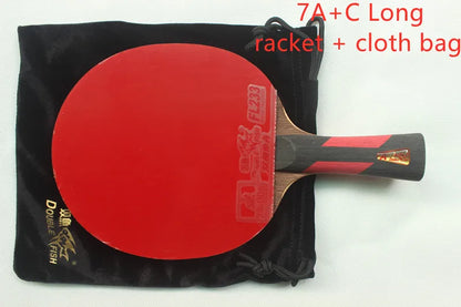 Original Double Fish 7A+C Table Tennis Rackets 8A+C 8 STARS Finished Product Table Tennis Racquet