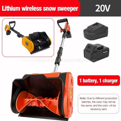 Snow Plow Electric Hand-Pushed Snow Blower Small Snow Clearing Equipment for Road  Snow Shoveling Household Snow Removal Machine