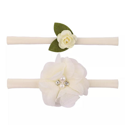 1Pcs Baby Girl Headband Cute Flower Elastic Hair Band Newborn Head Toddler Headband Headwear Kids Accessories Christmas Gifts