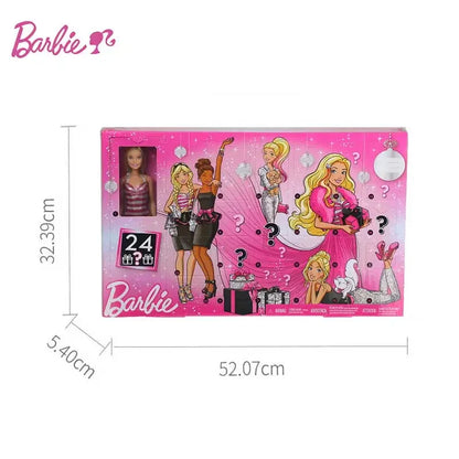 Original Barbie Holiday Surprise Gift Pack Doll Set Princess Elegant Dress Up Clothes Accessories Holiday Birthday Gift GFF61