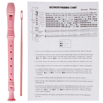 Professional Eight Hole Treble Long Flute Soprano Recorder Clarinet Food Grade ABS Non-Toxic Recorder Flute Woodwind Instruments