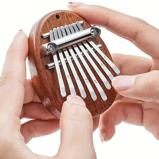 8 Keys Mini Wooden Kalimba High Quality Exquisite Finger Thumb Piano Marimba Musical Good Accessory Christmas Gift