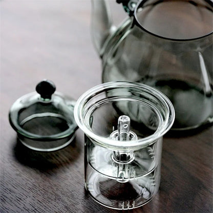 780ml Glass Teapot Beam Kettle Pottery Stove Tea Pot Cooking and Steaming Dual Purpose Tea Kettle Kungfu Tea Set Teaware