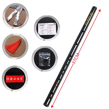 High Quality Bamboo Flute Professional Woodwind Musical Instruments C D E F G Key Chinese Dizi Transversal Flauta