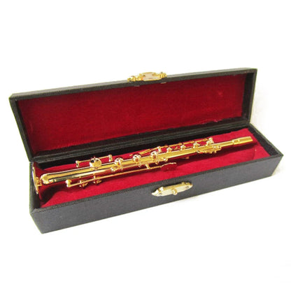 MoonEmbassy Mini Soprano Saxophone Model Miniature Saxophone Model With Metal Stand for Home Decoration