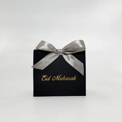 Eid Mubarak Gift Box Eid Mubarak Candy Packaging Boxes Muslim Islamic Festival Bag Family Dinner Party  Favors Decoration Suppli