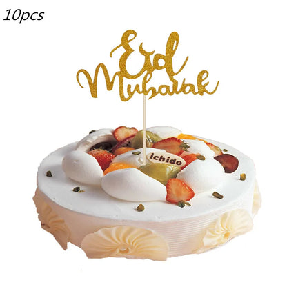 2022 Eid Mubarak Disposable Tablecloth Table Runner Banner Balloons Islamic Muslim Party Decor Ramadan Kareem Eid Al Adha Gift
