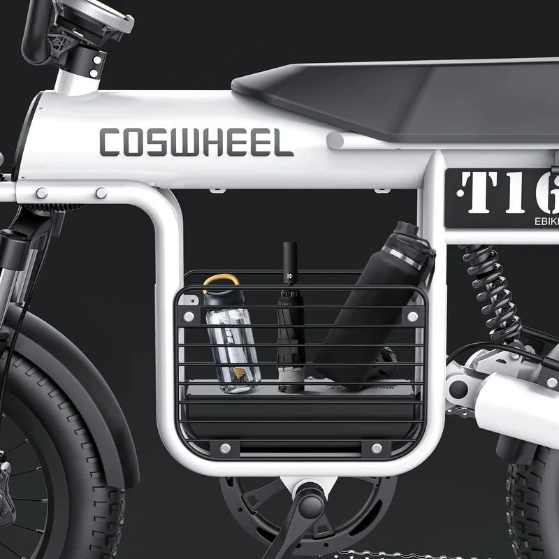 Coswheel Electric Bike T16 Adult Mountain Ebikes Road Ebike 1000W 48V 20AH Fat Tire Cycling Outdoor City Commuting Electric Bike