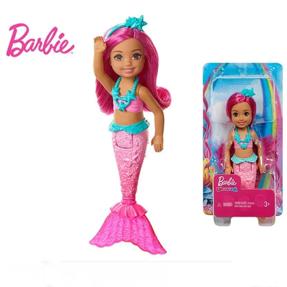 Original Barbie Mini Chelsea 10cm Dolls for Girls Genuine Top Brand Mattel Toys for Kids Children Baby Christmas Birthday Gifts