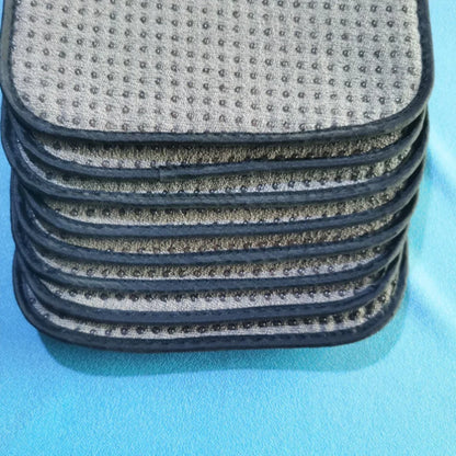 1-2pcs Bowling Ball Polisher Cloth Microfiber Remove Stains Black Bowling Ball Mat Portable Lightweight Soft Sports Accessories