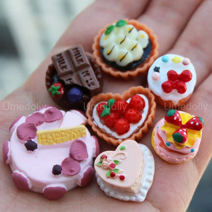 1:6 Scale Miniature Dollhouse Food Supermarket Mini Snack Simulation Cake Wine Drink for Blyth Barbies Doll Accessories Toy