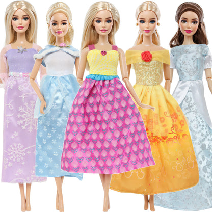 5 Set 3 Set Handmade Fashion Outfit Daily Casual Wear Blouse Shirt Vest Bottom Pants Skirt Clothes for Barbie Doll Accessories