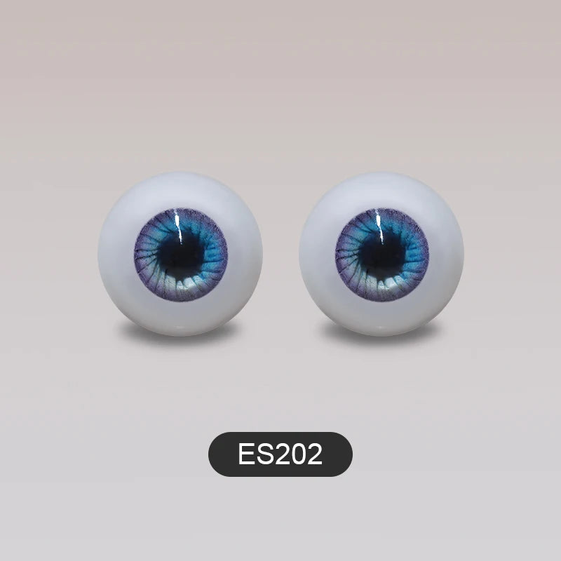 BJD Eyes Resin 8mm to 20mm Handscraft Colourful Flat Base Life Like Anime Eye Dolls Accessories