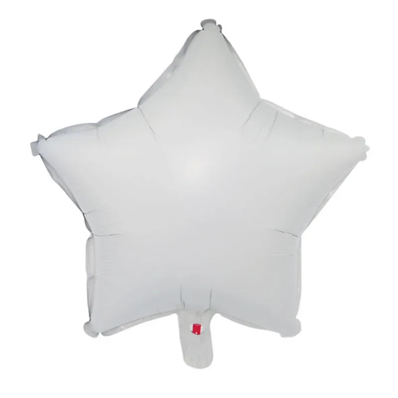 1pc 18inch Star Heart Inflatable Helium Balloon Birthday Party Decorations Kids Foil Balloons Wedding Christmas Supplies Gifts