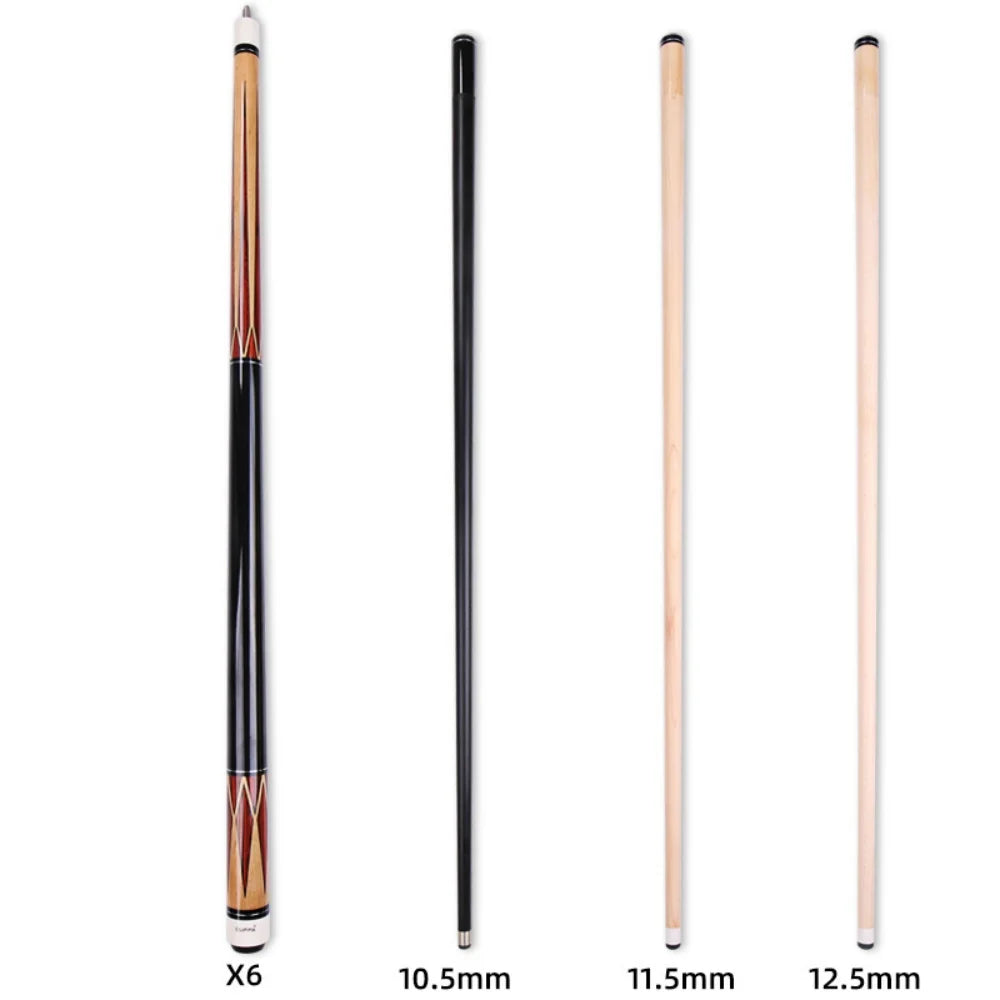 CUPPA 58" X6 Fashion Billiard Pool Cue Stick 10.5/11.5/12.5mm