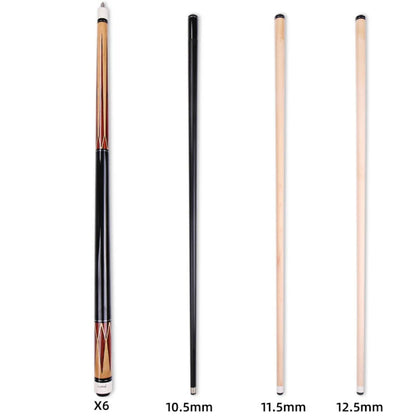 CUPPA 58" X6 Fashion Billiard Pool Cue Stick 10.5/11.5/12.5mm