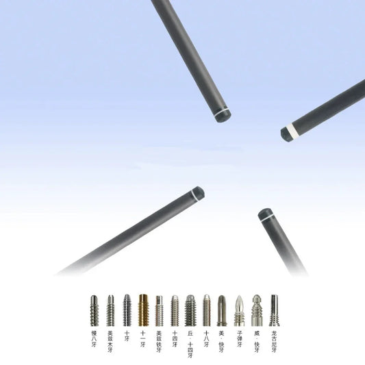 Carbon Fiber Pool Cue Stick 74cm-Cuetec3/8*14,Low Deflection Pool Stick,Professional Cue Stick With Case