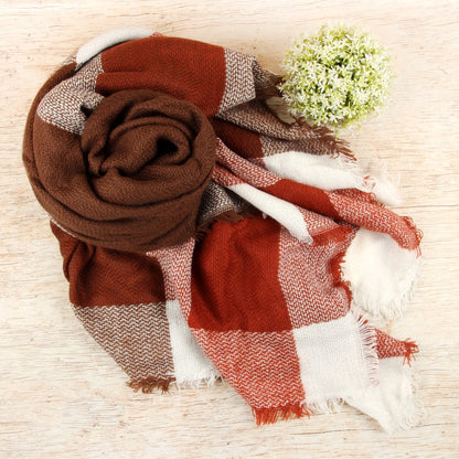 Hdf2217 - Blanket Fringed Scarf