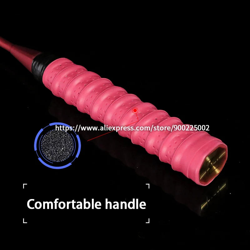 Professional Super Light Full Carbon Fiber Badminton Racket Strung Max 30LBS 4U Rackets With String Bag Racquet Sports Padel