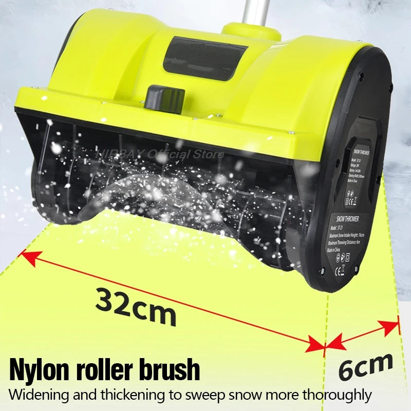 Snow Plow Electric Hand-Pushed Snow Blower Small Snow Clearing Equipment for Road  Snow Shoveling Household Snow Removal Machine