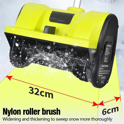Snow Plow Electric Hand-Pushed Snow Blower Small Snow Clearing Equipment for Road  Snow Shoveling Household Snow Removal Machine