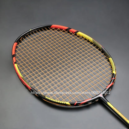 Ultralight 8U 65g Carbon Professional Badminton Racket Strings Strung Bag Multicolor Z Speed Force Raket Rqueta Padel 22-30lbs